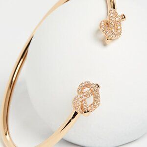 kate spade Loves Me Knot Open Bangle (Gold) w/ dust bag